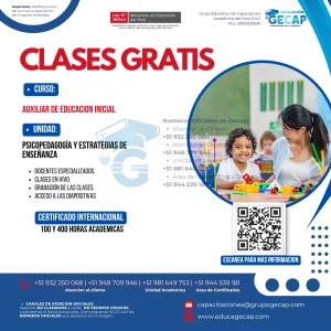 Curso de Auxiliar de Educación Inicial