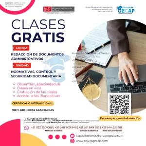 Curso de Gestión Documentaria y Archivos